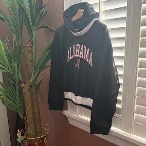 Alabama Embroidered Cropped Hoodie